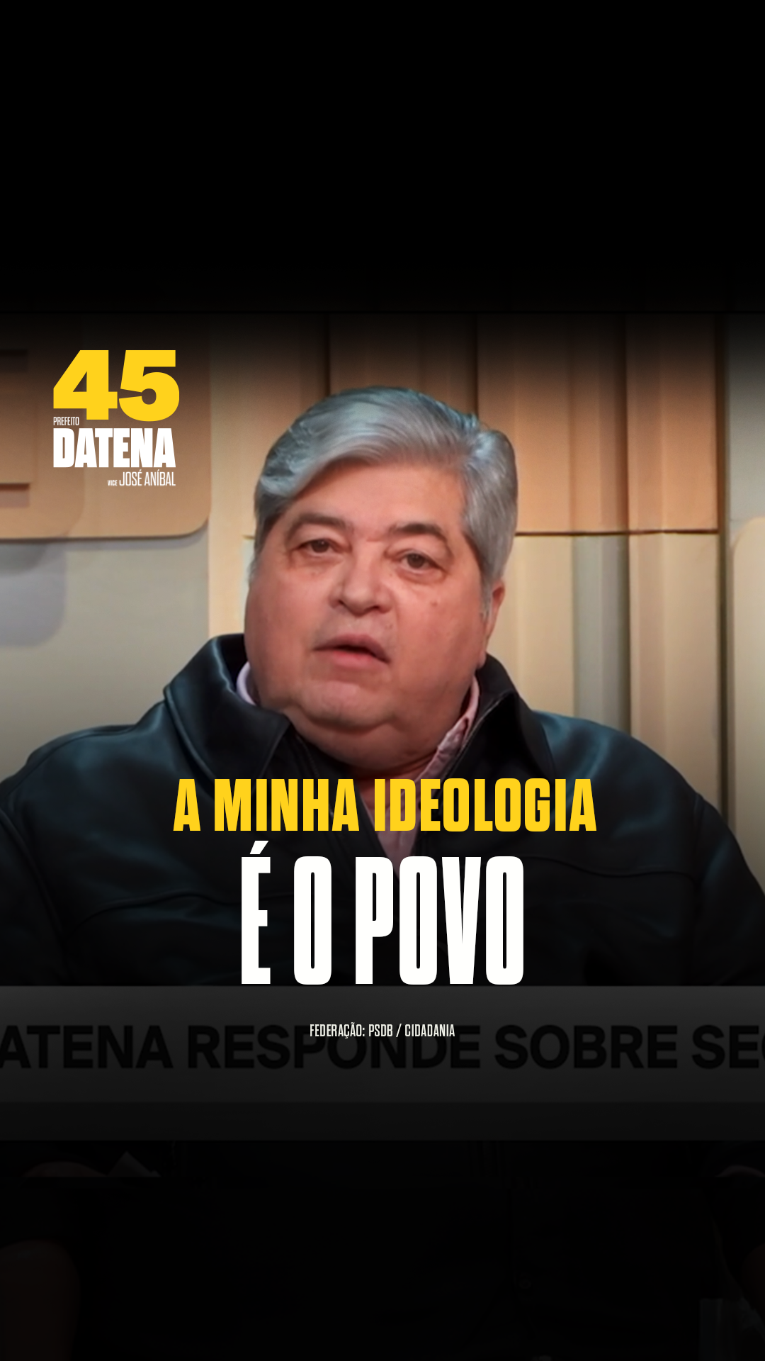 Vou governar para o povo e com o povo!